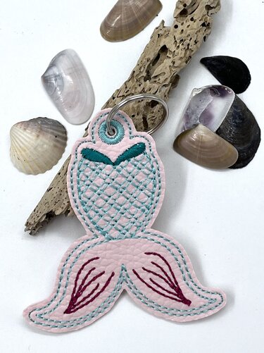 Stickdatei ITH Meerjungfrauflosse SET - Sticken