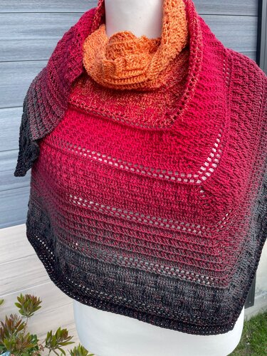 5-Eck-Tuch Bermuda - Häkeln