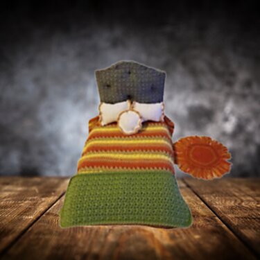 18" Doll Bed and Blanket Sets - Crochet