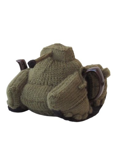 TeaCosyFolk's Churchill Mark IV Tank Tea Cosy Knitting Pattern