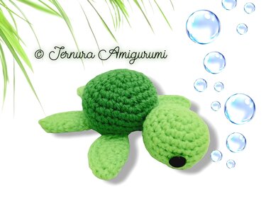 Baby Turtle Crochet Pattern Ternura Amigurumi