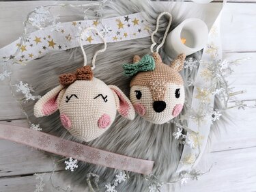 Crochet pattern PDF ball deer bunny amigurumi pattern toy handmade crochet