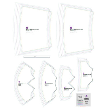 Mosey Ruffle Midi Flounce Dress PDF Sewing Pattern | Sundress Patterns