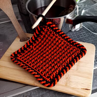 Häkelanleitung Topflappen "Kitchen"