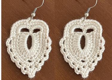 Crochet Skull Pattern, Earrings Pattern, Easy Earrings Pattern