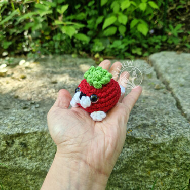 Tomato baby seal no sew - Crochet