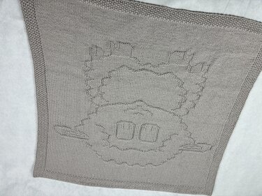 Baby Blanket ‘Wooly the Sheep’ – Knitting Instructions