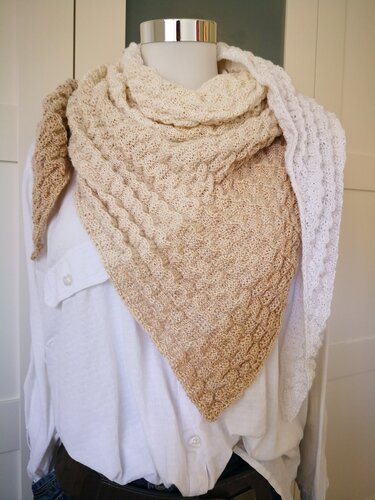 Olonga - gestricktes Tuch, Schal oder Loop - PDF Anleitung - Bild 12