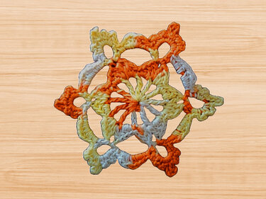 A Crochet hexagon motif Pattern