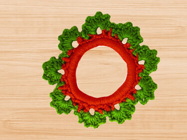 Häkelanleitung für Haargummi Seiten