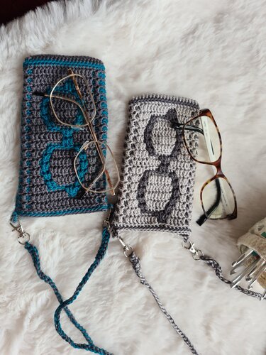 Häkelanleitung Etui Glasses