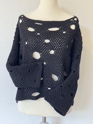 Zorra – der Lochpullover – Häkelanleitung oder Strickanleitung - Bild 8