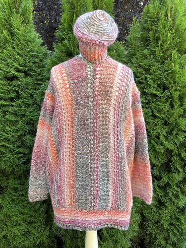 Häkelanleitung Jacke Diamant mit Mütze und Loop - Bild 8