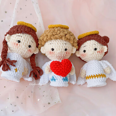 Little Angel Crochet Pattern - Amigurumi Angel - PDF pattern in English