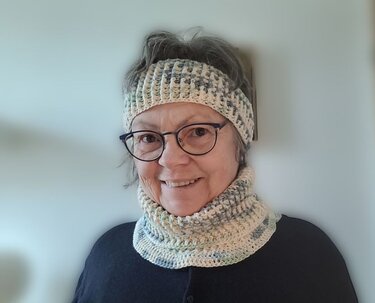 Cowl mit Stirnband Winterzeit - Bild 2