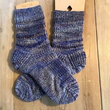 Charlen, Socken im Halbpatent, mit klassischer Ferse - Stricken