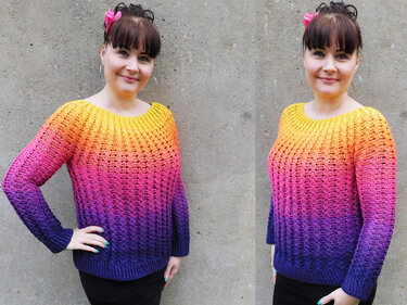 Pullover CELEBRATION Häkelanleitung