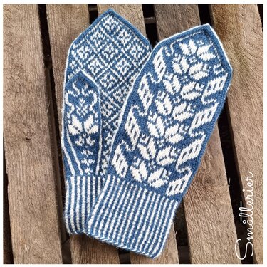 PATTERN: Aksel Selbu Mittens  /  Aksel Selbuvotter - Knitting