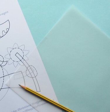 Clown Fensterbild zum Nachbasteln mit Vorlage und Anleitung