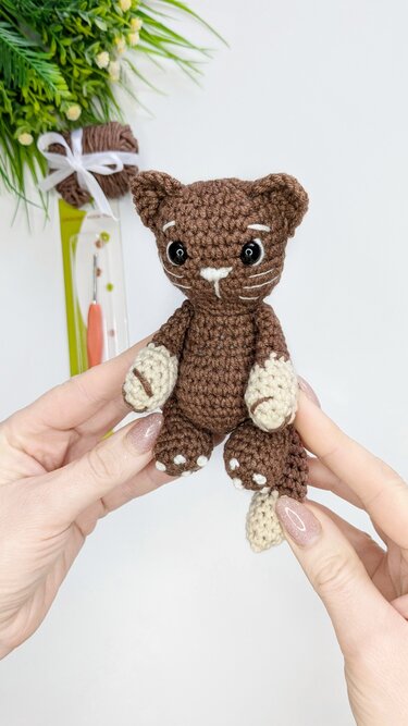 Crochet kitty cat amigurumi pattern pattern, easy crochet animal pattern