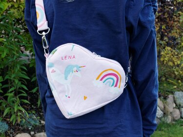 Kindertasche „Mini-Herz“ nähen – Anleitung & Schnittmuster - Bild 4