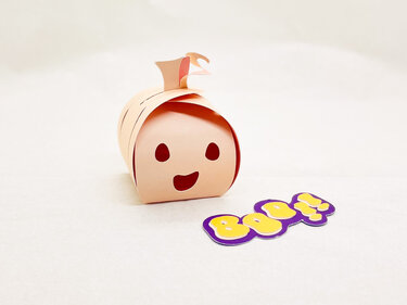 Süßer rosa Halloween-Kürbis lachen, Boo-Schriftzug, Vorlage SVG DXF PDF png - Plotting