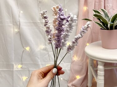 Häkelanleitung Lavendel