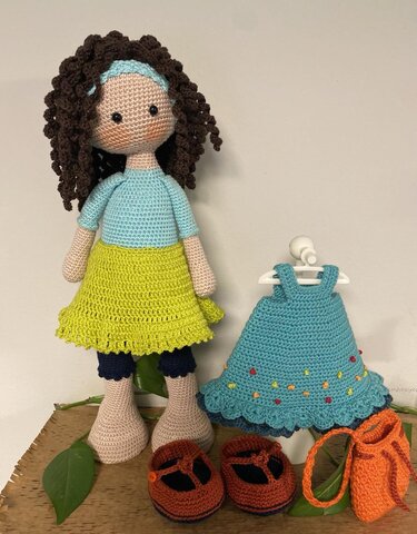 Doll Malli Crochet Pattern