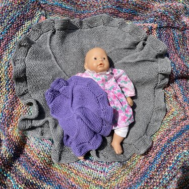 Rund und Bunt! (round and colourful; Blanket, Baby Blanket and Dishcloth) - Knitting
