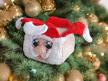 Crochet patternSanta gift box