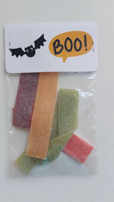 Druckvorlage Süßigkeiten Geist Süsses oder Saures - Halloween - PDF - Basteln