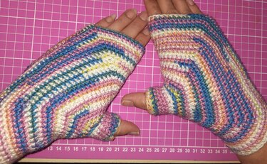 Japanische Handschuh * Handschuhe * Stulpen häkeln - Bild 2
