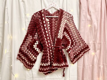 Häkelanleitung Hexagon Cardigan