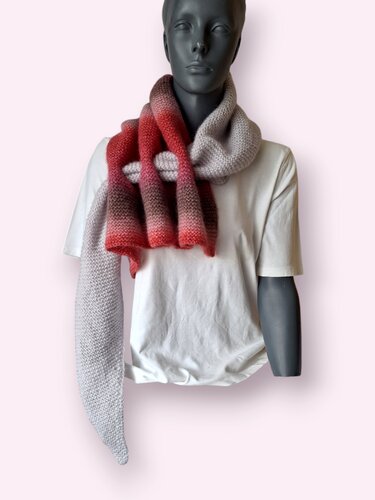 Strickanleitung Schal, Stecktuch, Steckschal large, Neckwarmer,  #330