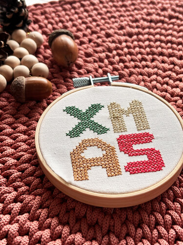 Stickvorlage: Weihnachtsmotive für Miniaturstickrahmen - Sticken