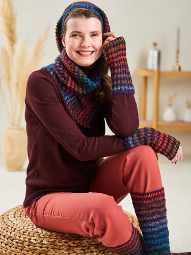 ACCESSOIRES-SET MIT SOCKEN - Stricken