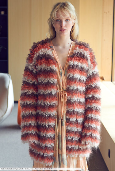 Jacke im Schlingenmuster - Bild 5