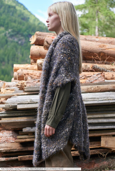 Weste aus Bouclégarn - Bild 2