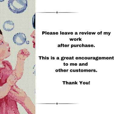 Bubble Bliss II Tapestry Pattern - Crafts