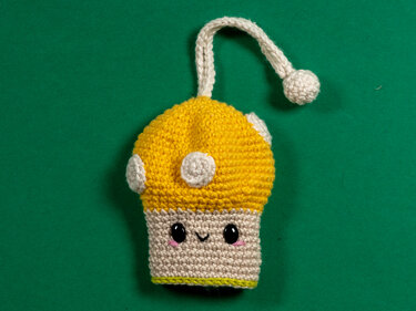 Schlüssel Tasche Pilz - Häkelanleitung Amigurumi