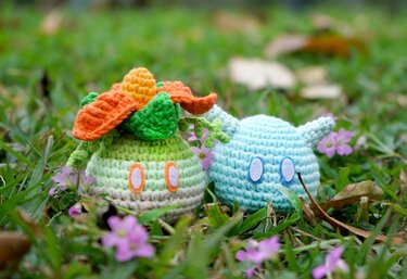 combo 6 slime in pattern - amigurumi pattern - crochet slime 6 in 1