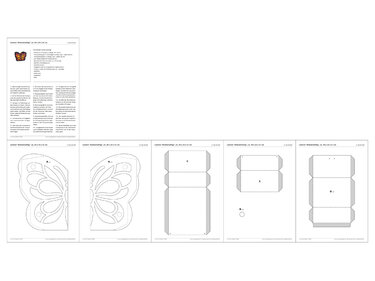 St. Martins-Laterne – Schmetterling – Bastelanleitung und Vorlagen