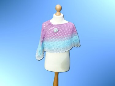 Häkelanleitung - Poncho Granny Rose - sehr einfach - Bild 8