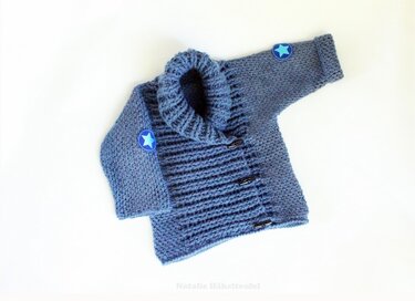 PDF-Set 2 in 1: children's jacket & trousers "Denim", size 0 m- 4 y - Image 5