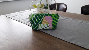 Kosmetiktasche >>Eis-Kosmetik-Tasche<< - Nähen