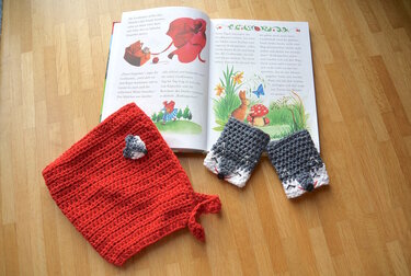 E-Book "Little Red Riding Hood-Set" size newborn up to 2 years - Crochet