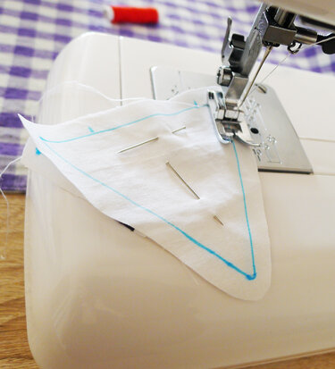 Nähanleitung Fliegenpilz, Anhänger nähen