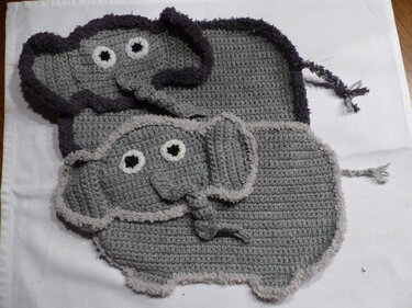 Häkelanleitung Elefant / Schnuffeltuch Elefant / Schmusetuch Elefant