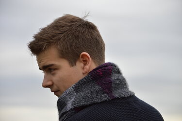 Schal für Herren und Damen, Modell „Moritz“, Stricken, PDF-Anleitung, einfach & effektvoll - Bild 3