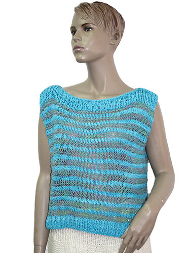 Strickanleitung Top in Lace Optik alle Größen